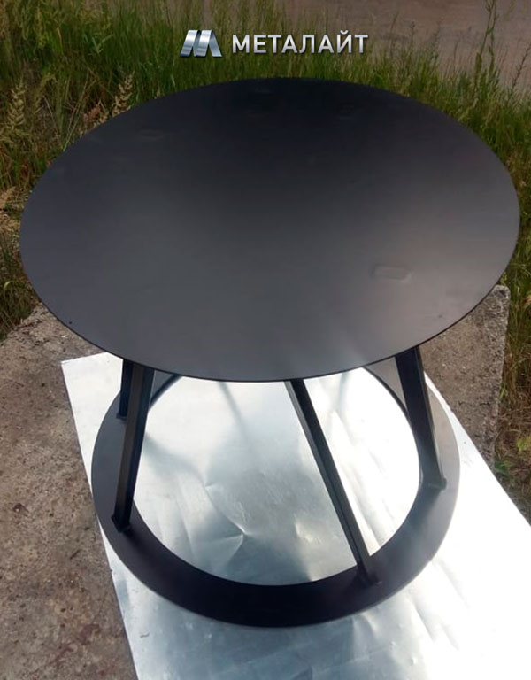 Круглый стол в стиле Лофт из металла